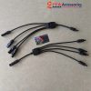 Cặp Jack kết nối phân nhánh chữ Y 4 đầu ra 1