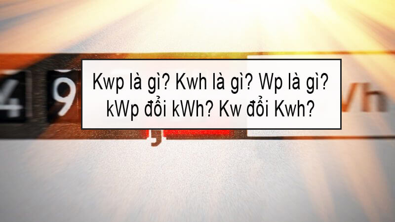 1000kwp bằng bao nhiêu kW?