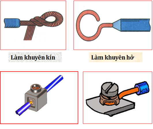 Nối dây dùng ốc vic