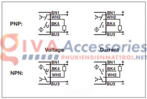 Sơ đò nối dây cảm biến khoảng cách