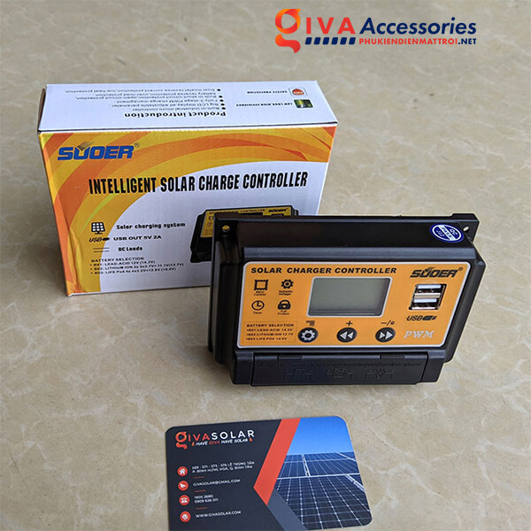 Điều khiển sạc điện Solar PWM GV-S1230 30A
