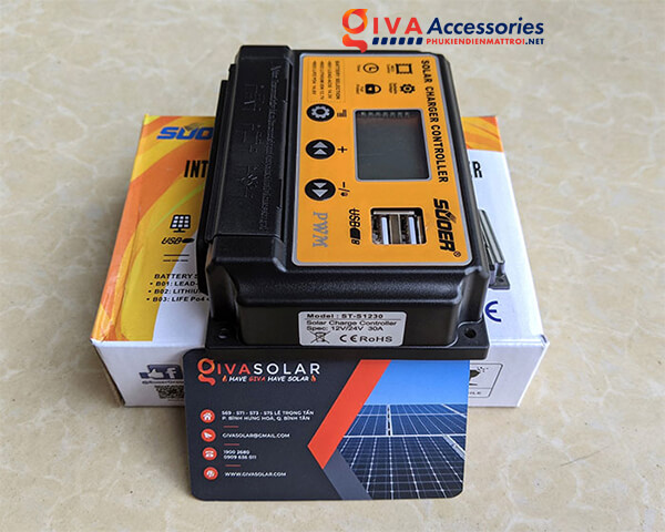 mạch sạc điện Solar PWM GV-S1230 30A