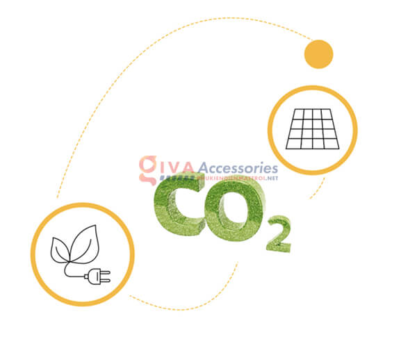 giảm lượng khí thải khi lắp điện mặt trời