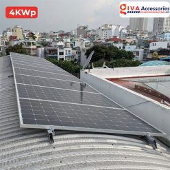 Điện năng lượng mặt trời cho hộ gia đình 4KW (Lắp bám tải)