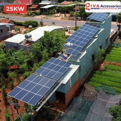 Báo giá lắp đặt hệ thống điện mặt trời hòa lưới 25KW