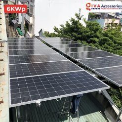 Hệ thống pin năng lượng mặt trời cho gia đình 6KW